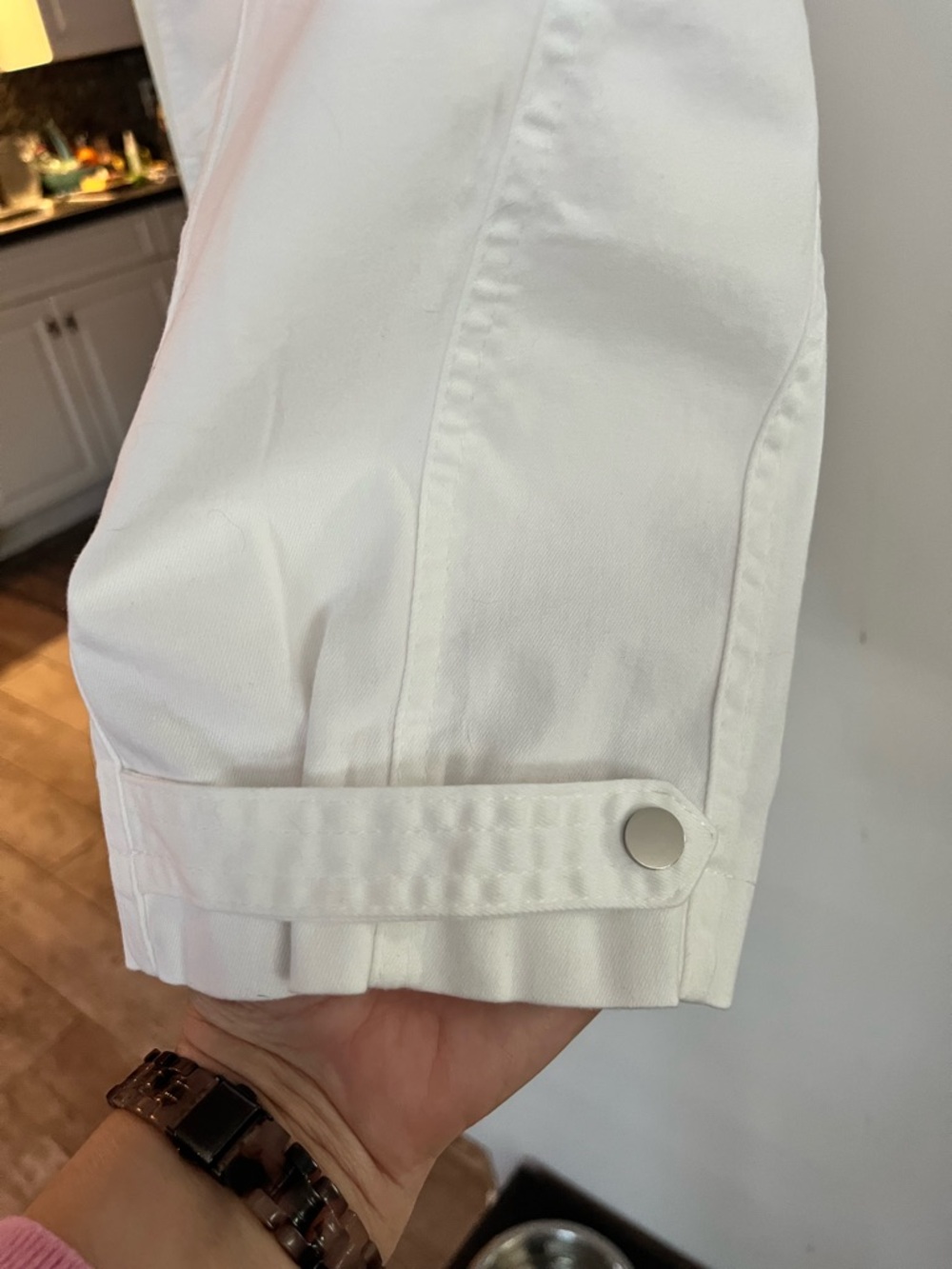 Democracy “Ab” solutions High Rise White ankle length jeans - Picture 8 of 9